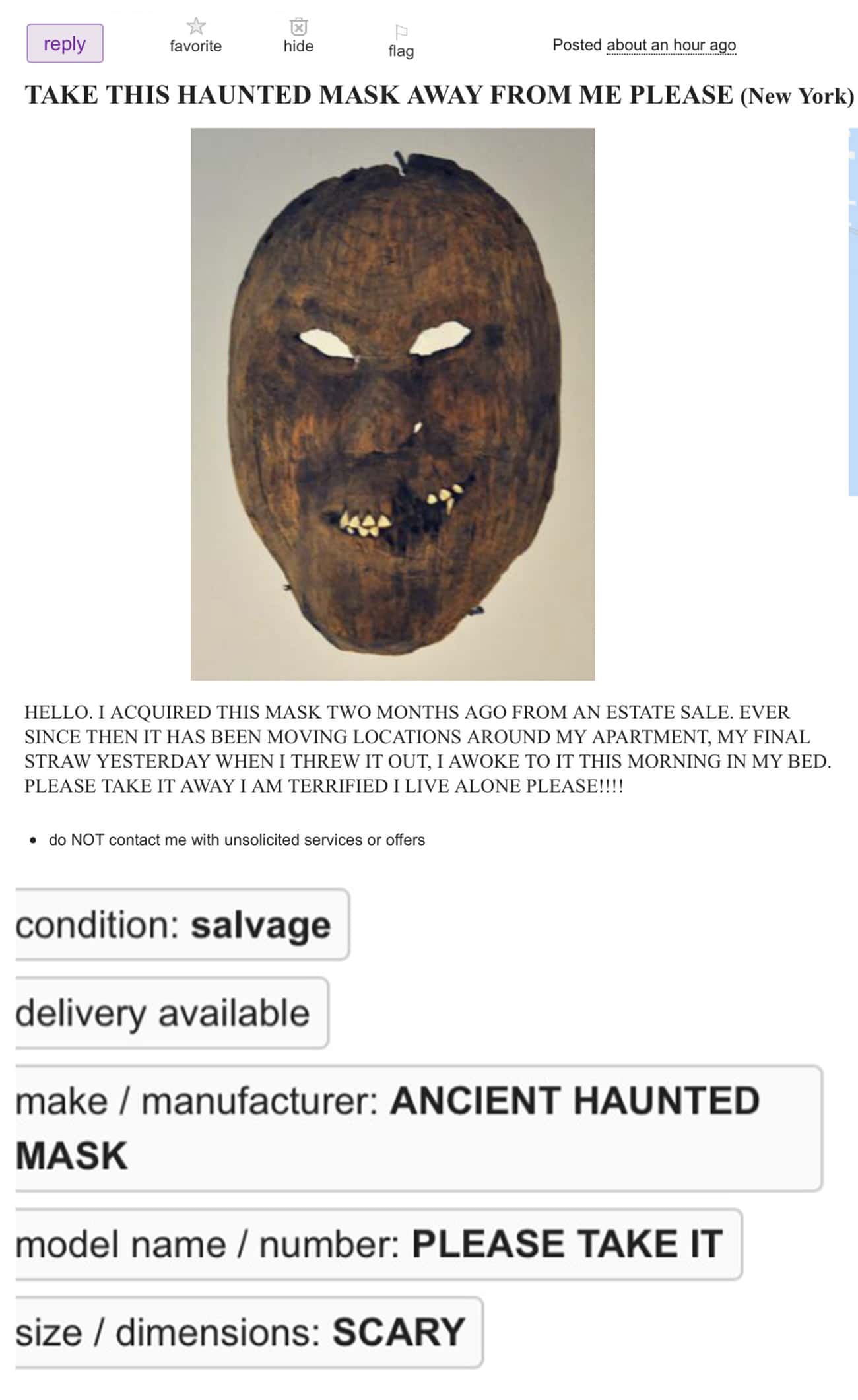 Anyone Want A Free Mask?