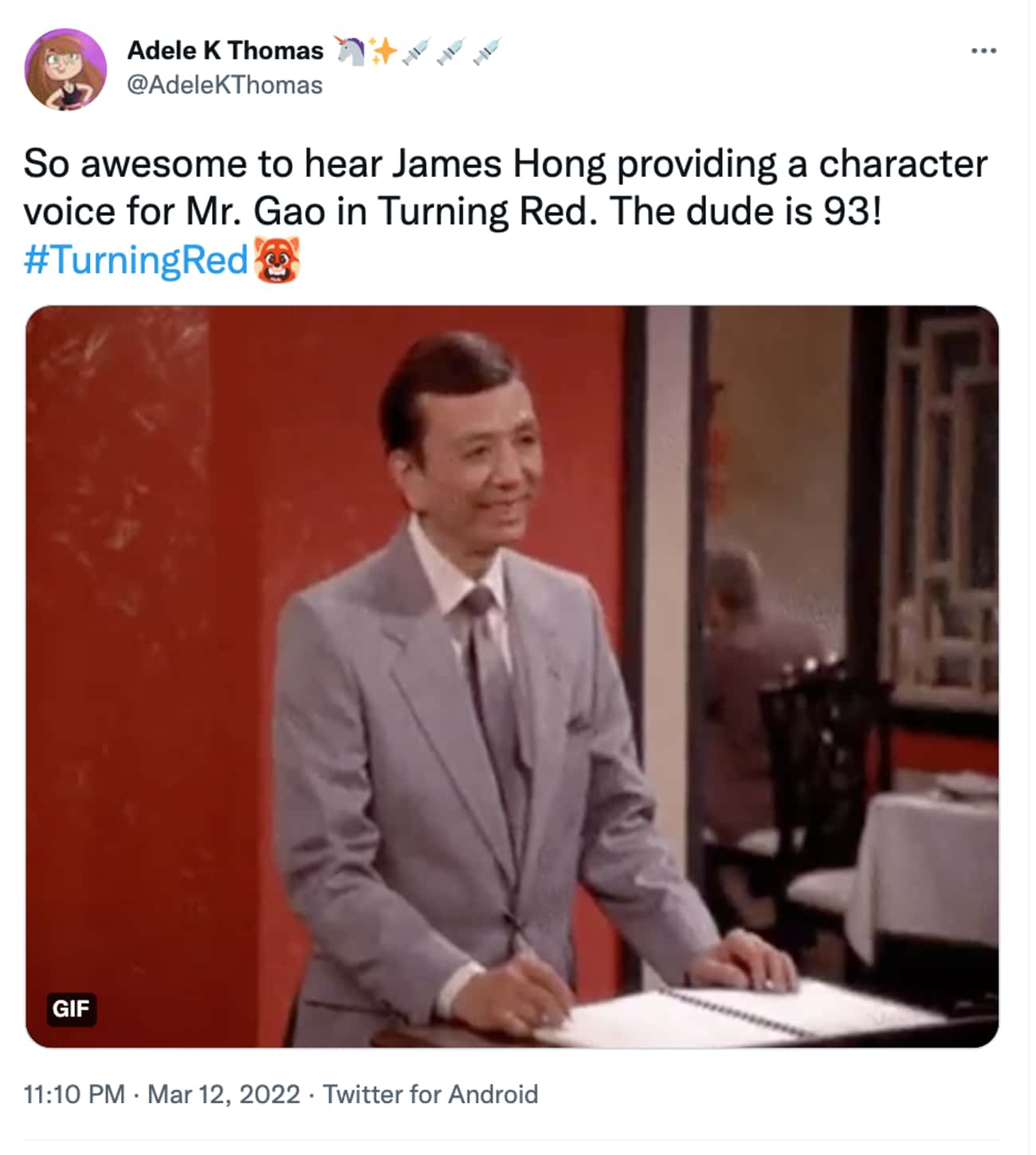 James Hong Is A Legend 