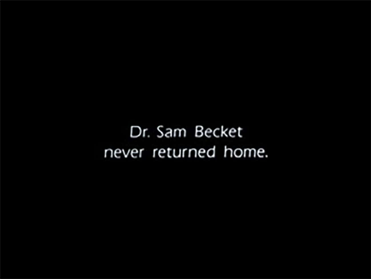 Sam Was Lost Forever In The Finale Of 'Quantum Leap'
