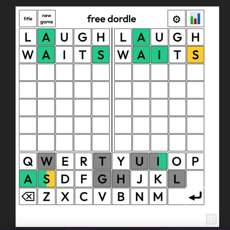 Who Are Ya? - Dordle Game
