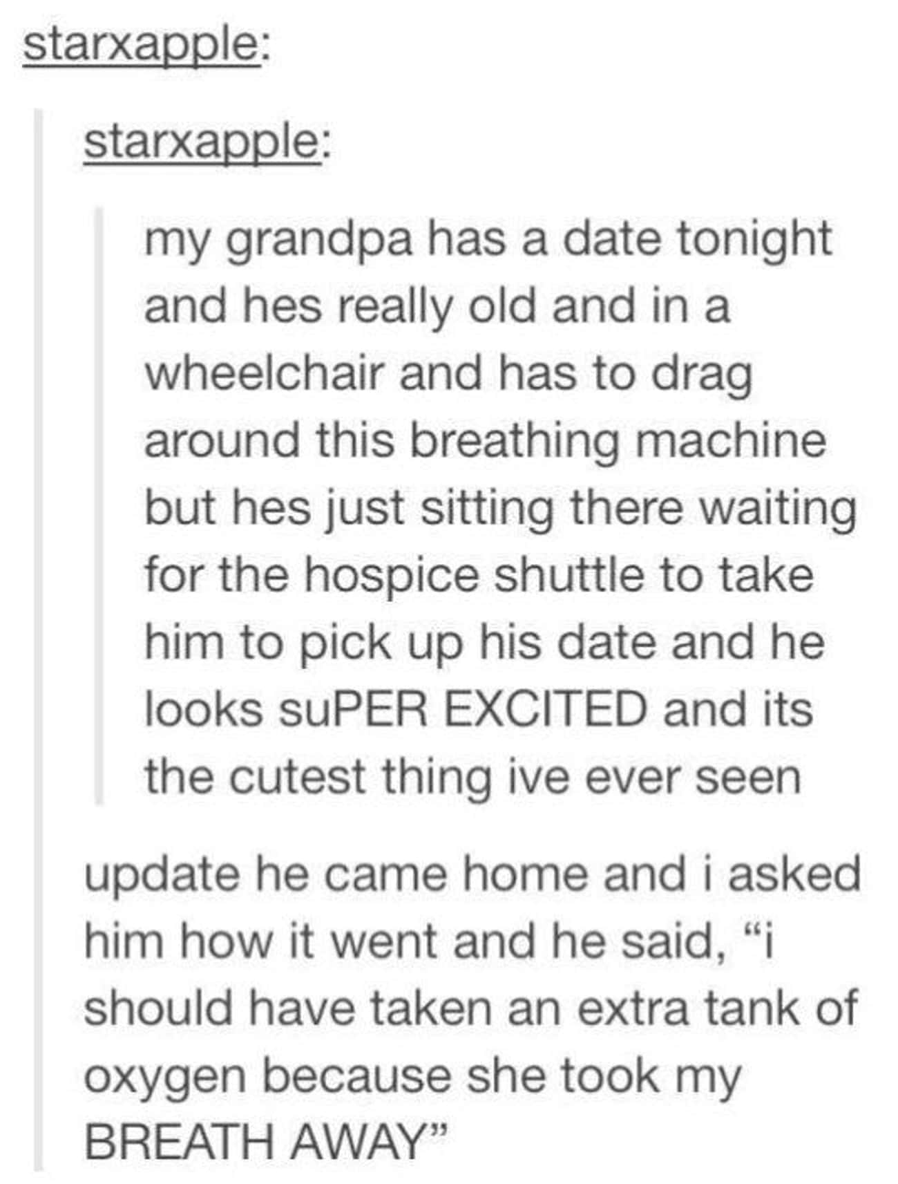 Grandpa Has A Date!