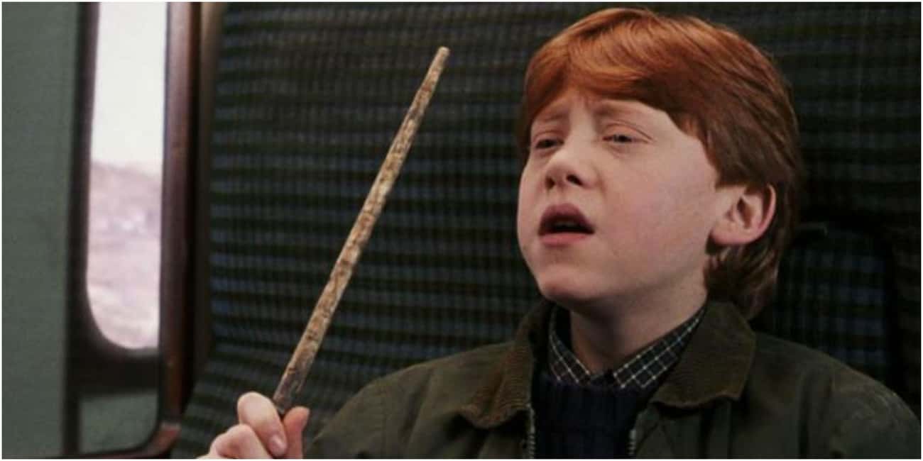 Charlie Had To Change His Wand When He Started Working With Dragons, So He Gave It To Ron To Save His Family The Expense Of A New One