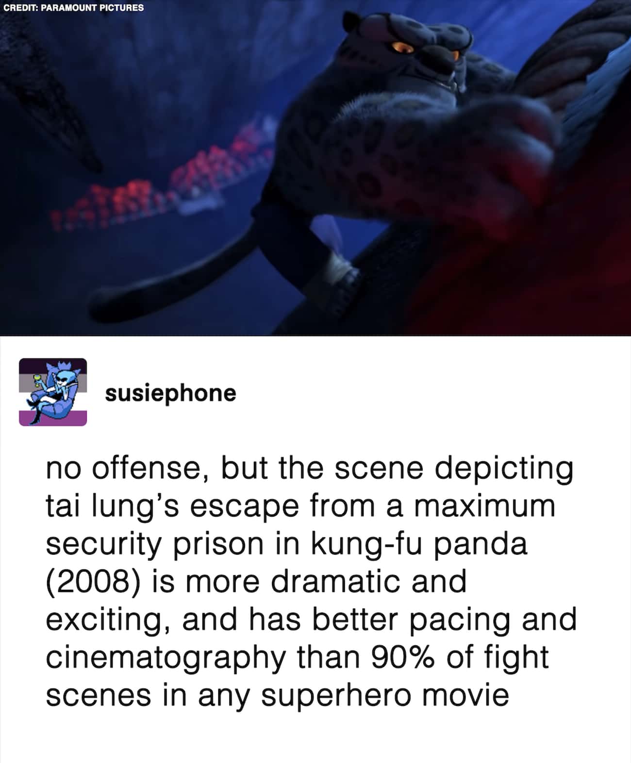 Don't Forget About Tai Lung's Escape