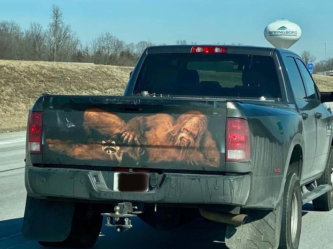 This Bigfoot Pickup Mural