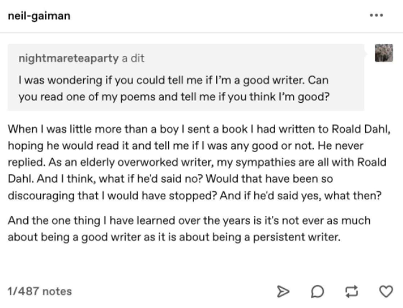 On Asking Other Authors For Criticism