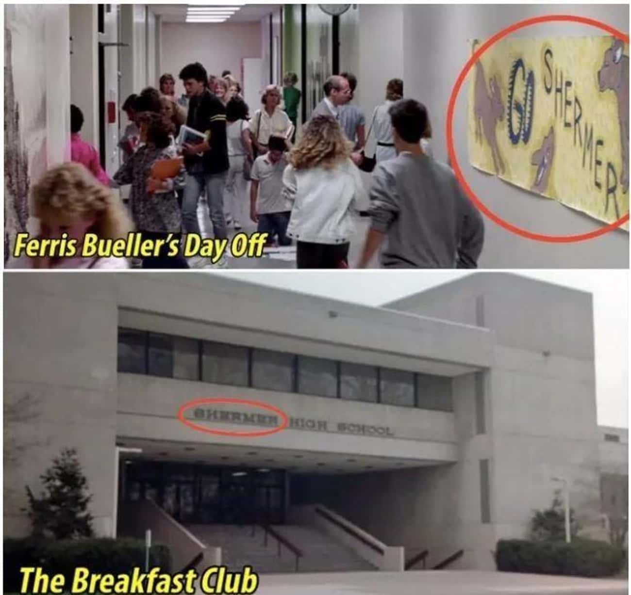 'Ferris Bueller's Day Off' Takes Place In A Familiar School
