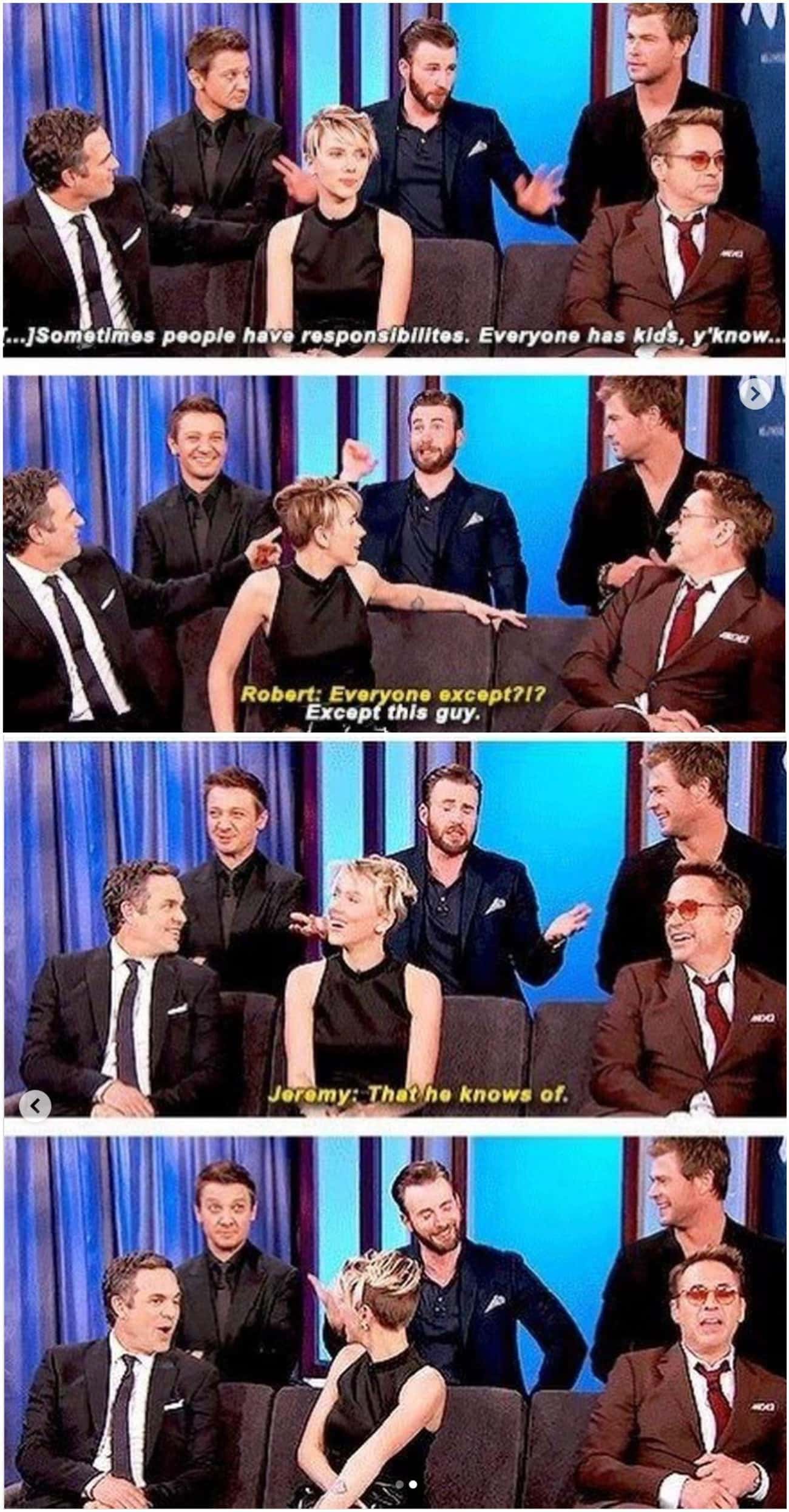 Everyone Except For Chris Evans