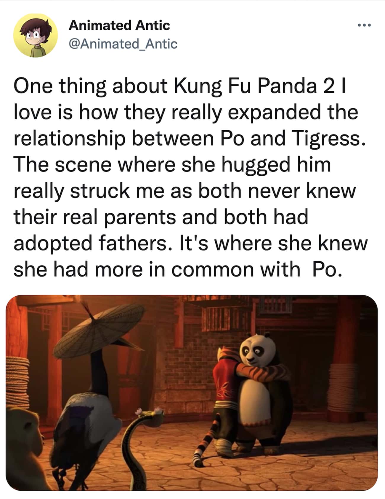 Tigress And Po's Relationship