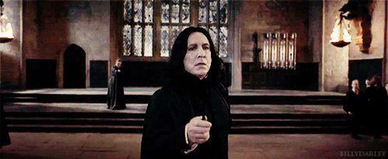 Snape's Final Act As Headmaster Was To Protect The School From The Carrows