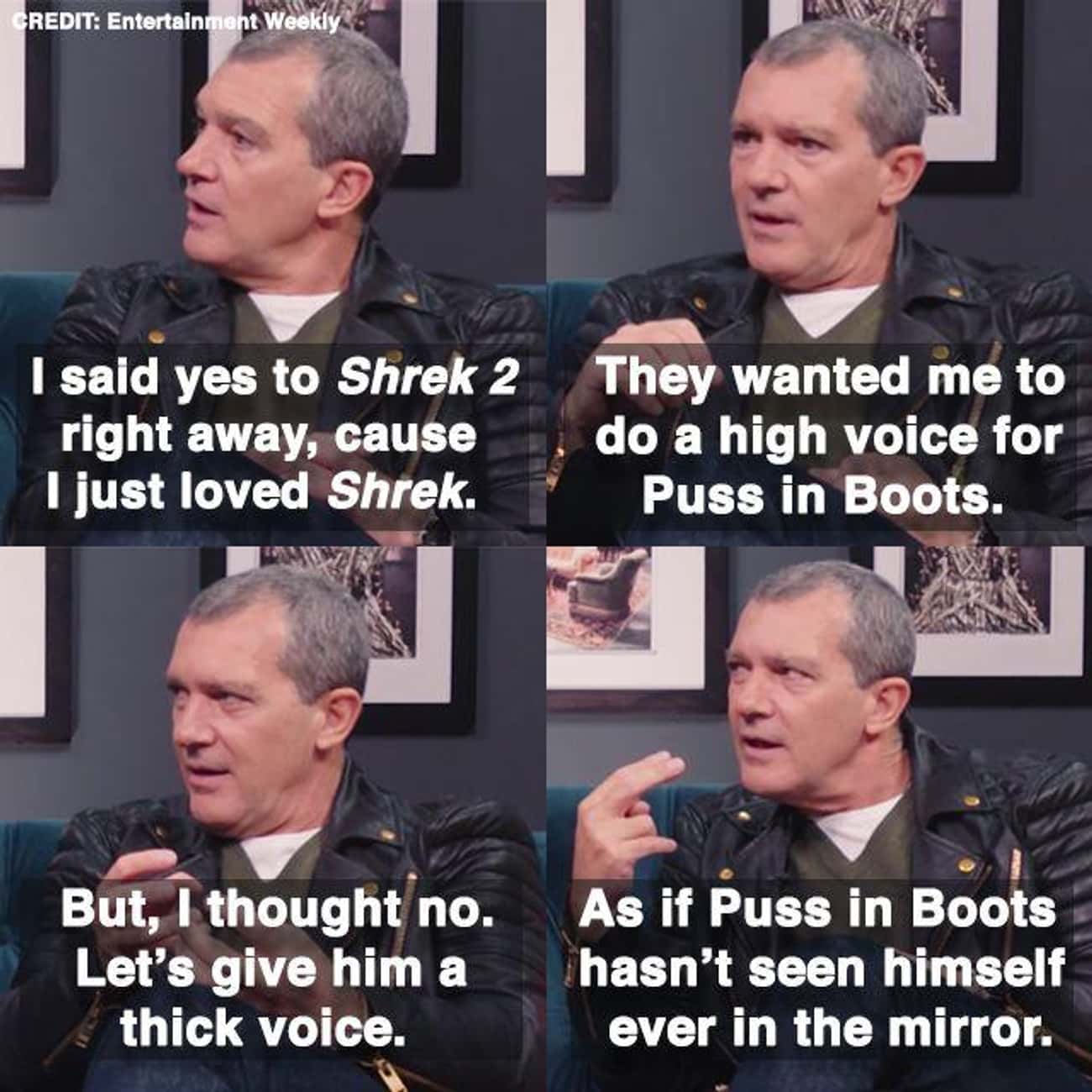 When Antonio Banderas Created The Voice Of Puss In Boots