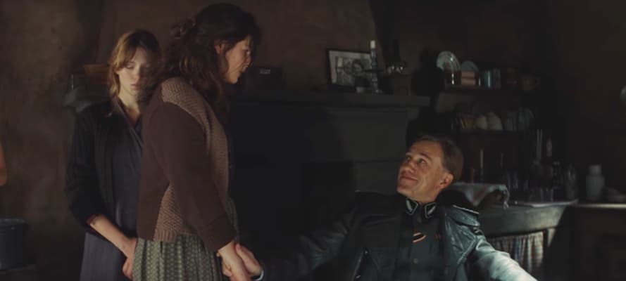 Landa Subtly Checks The Daughter's Heart Rate