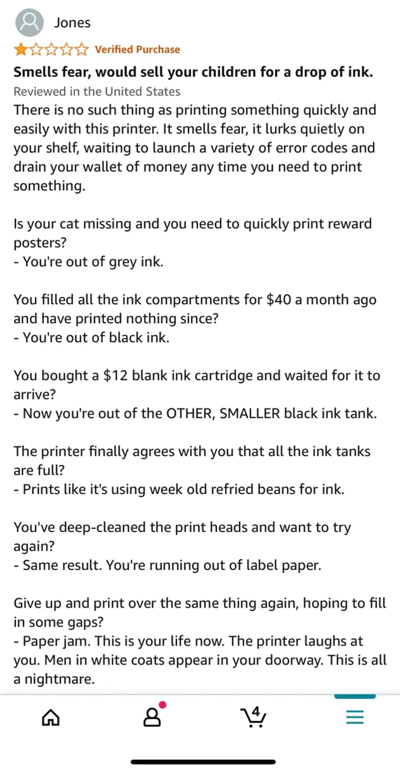 An Expensive Printer Has Apparently Come To Life