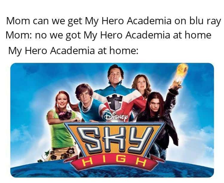 O DVD/BluRay do filme My Hero - My Memes Academia