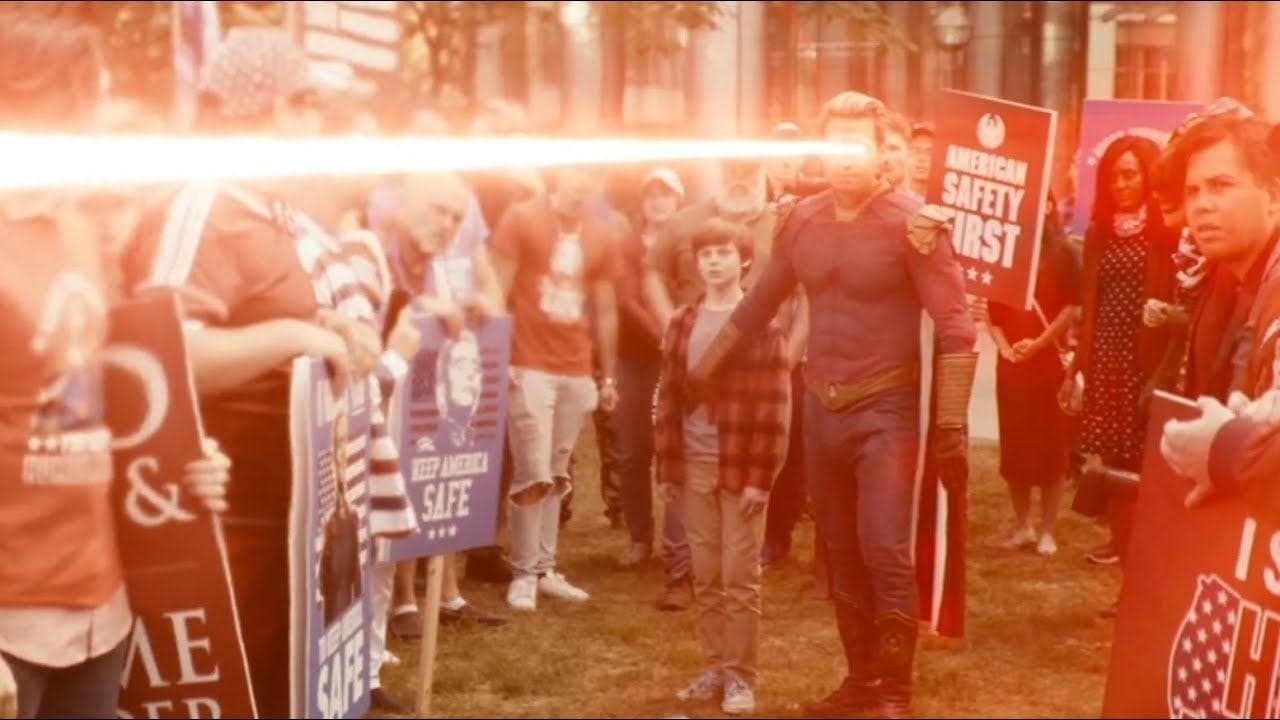 Real Protests Were Going On At The Same Time As The Filming Of A Riot Scene