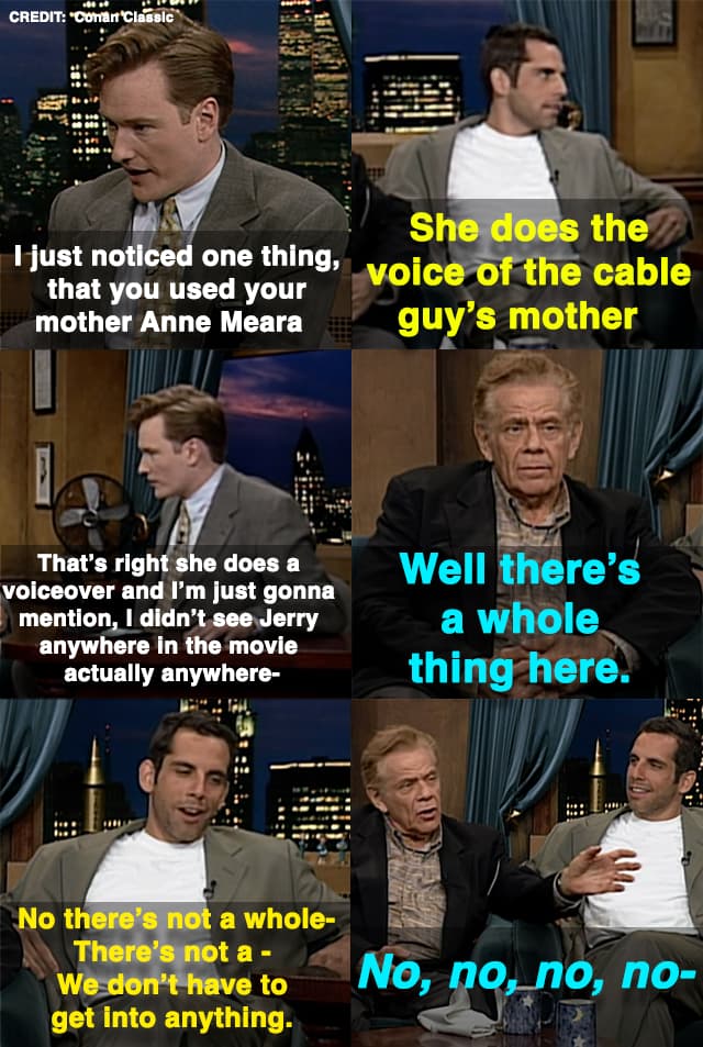 Ben Stiller Son Of Jerry Stiller And Anne Meare