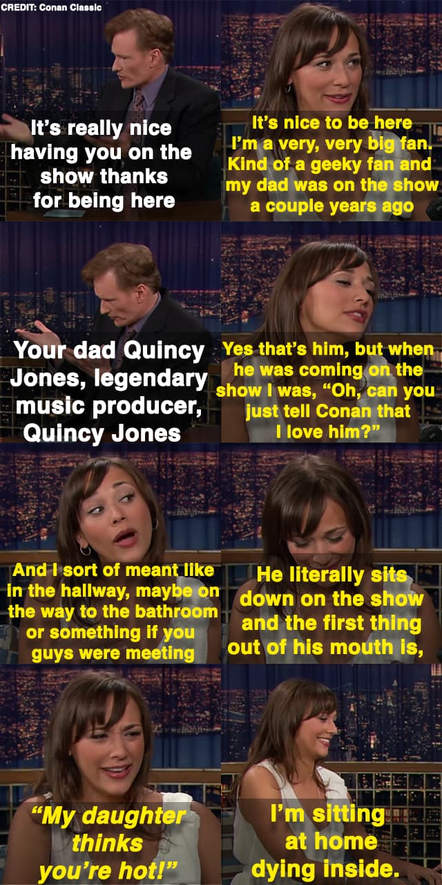 Rashida Jones Daughter Of Quincy Jones And Peggy Lipton