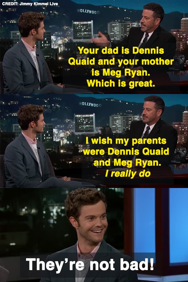 Jack Quaid Son Of Dennis Quaid And Meg Ryan