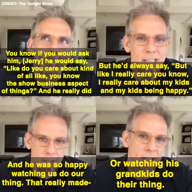 Ben Stiller Son Of Jerry Stiller And Anne Meare