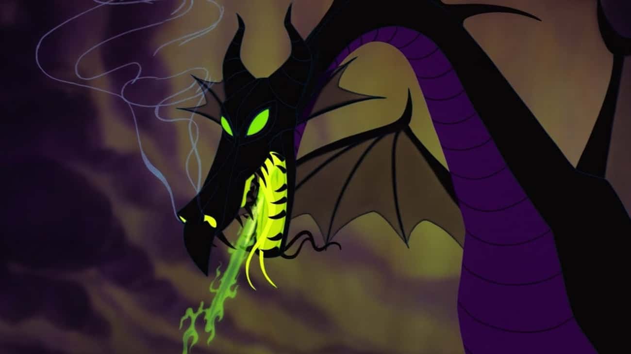 Maleficent's Dragon Form In ‘Sleeping Beauty’
