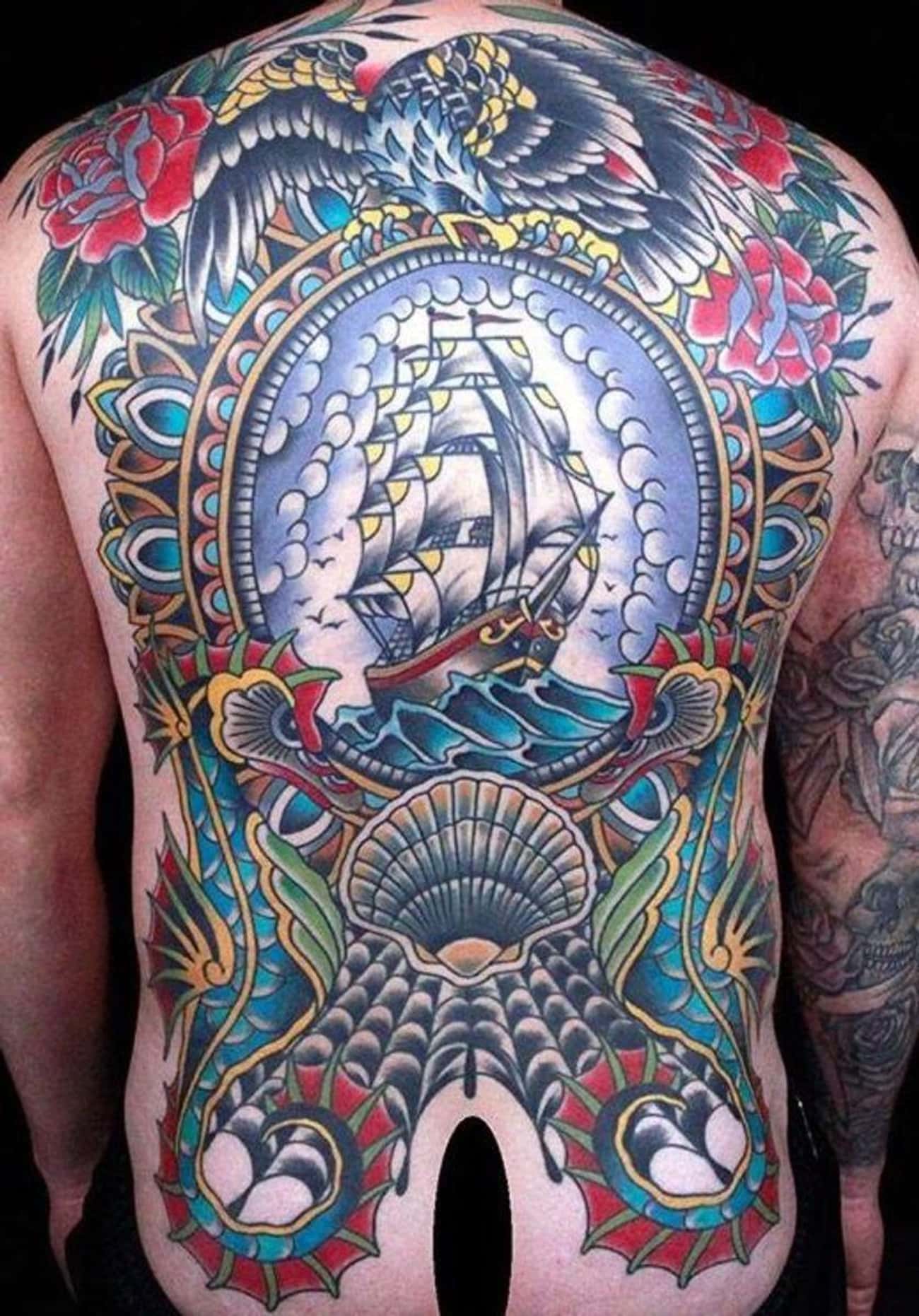 American Traditional Back Piece