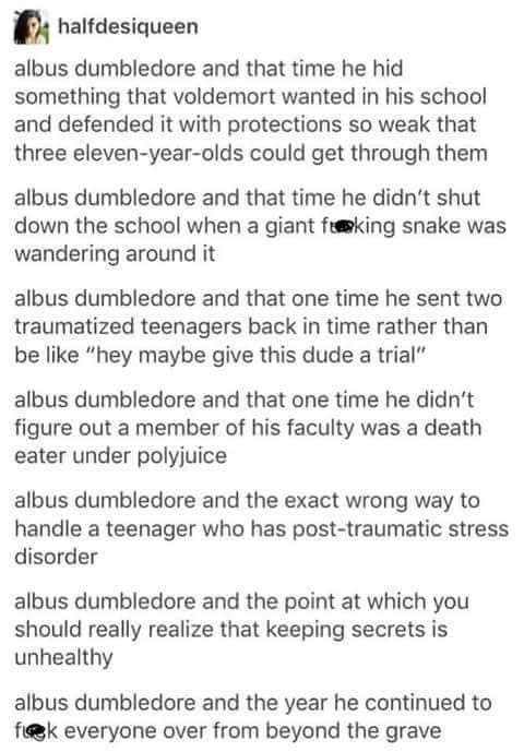 Fans Are Sharing Deep Dives On Dumbledore That Prove He's Actually THE ...