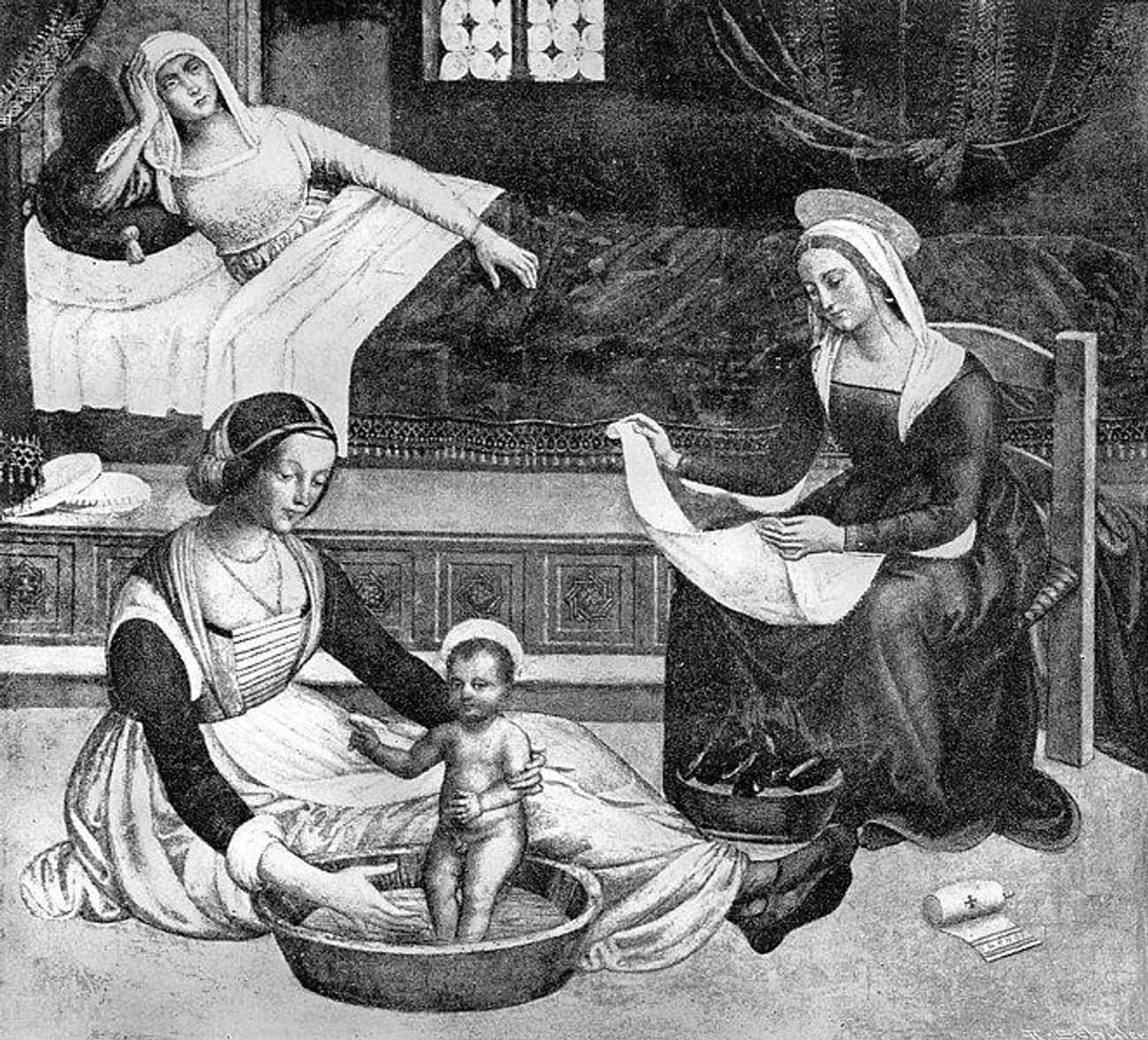 The Catholic Church Put Regulations About Midwifery Into Place Due To Fear For Newborn Souls