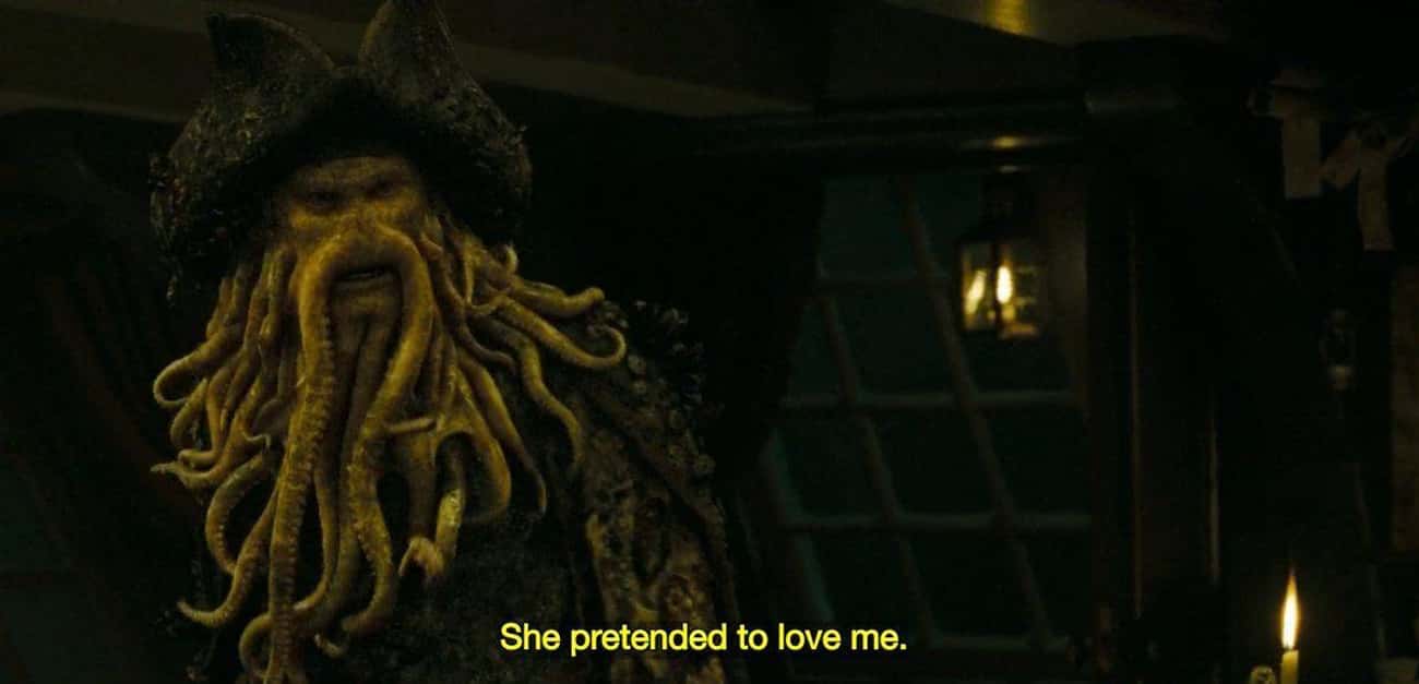 1660: Davy Jones and Sea Goddess Calypso Fall In Love, But She Breaks His Heart