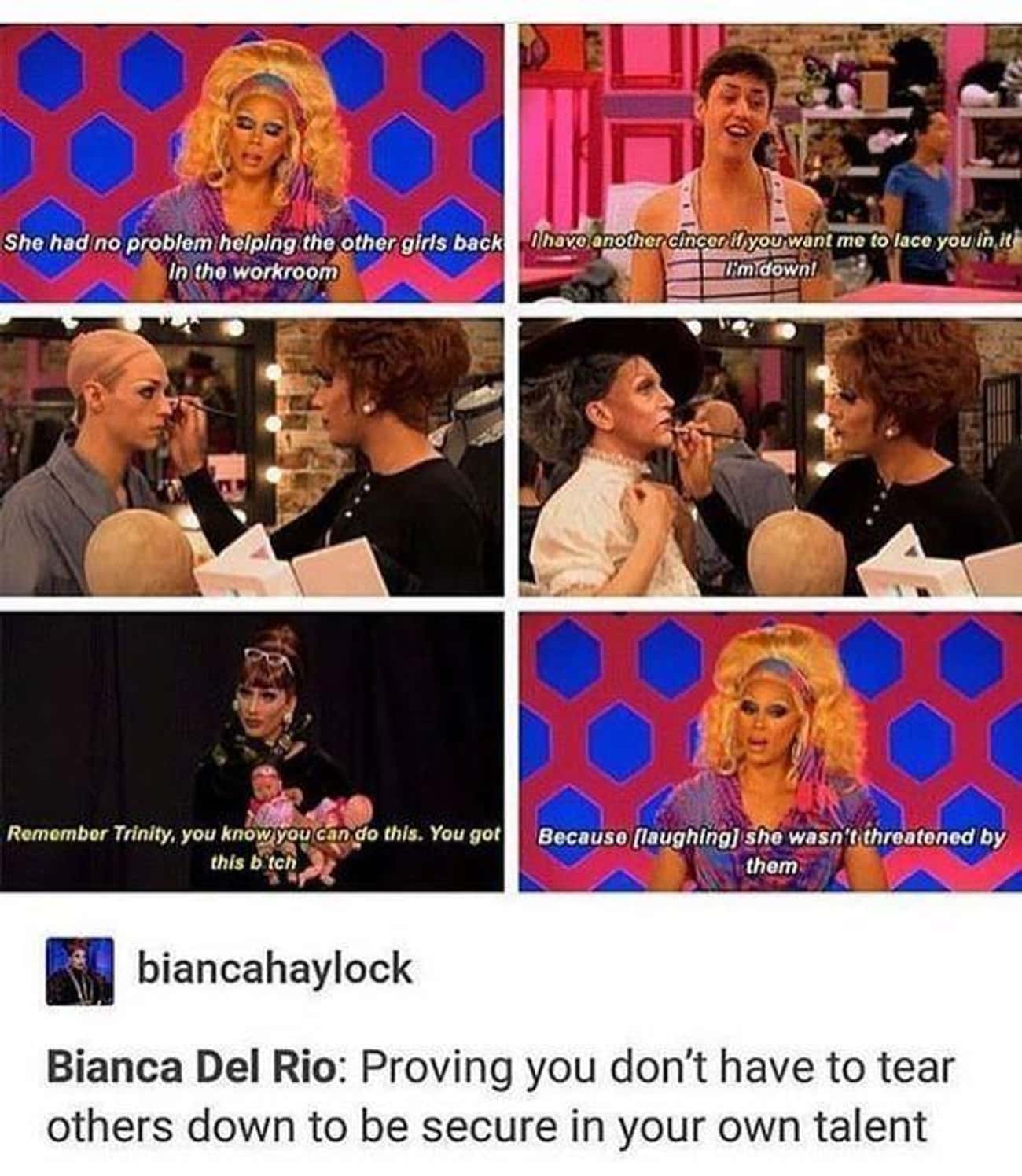 Bianca Del Rio Helps Other Queens Because She's Not Threatened By Them