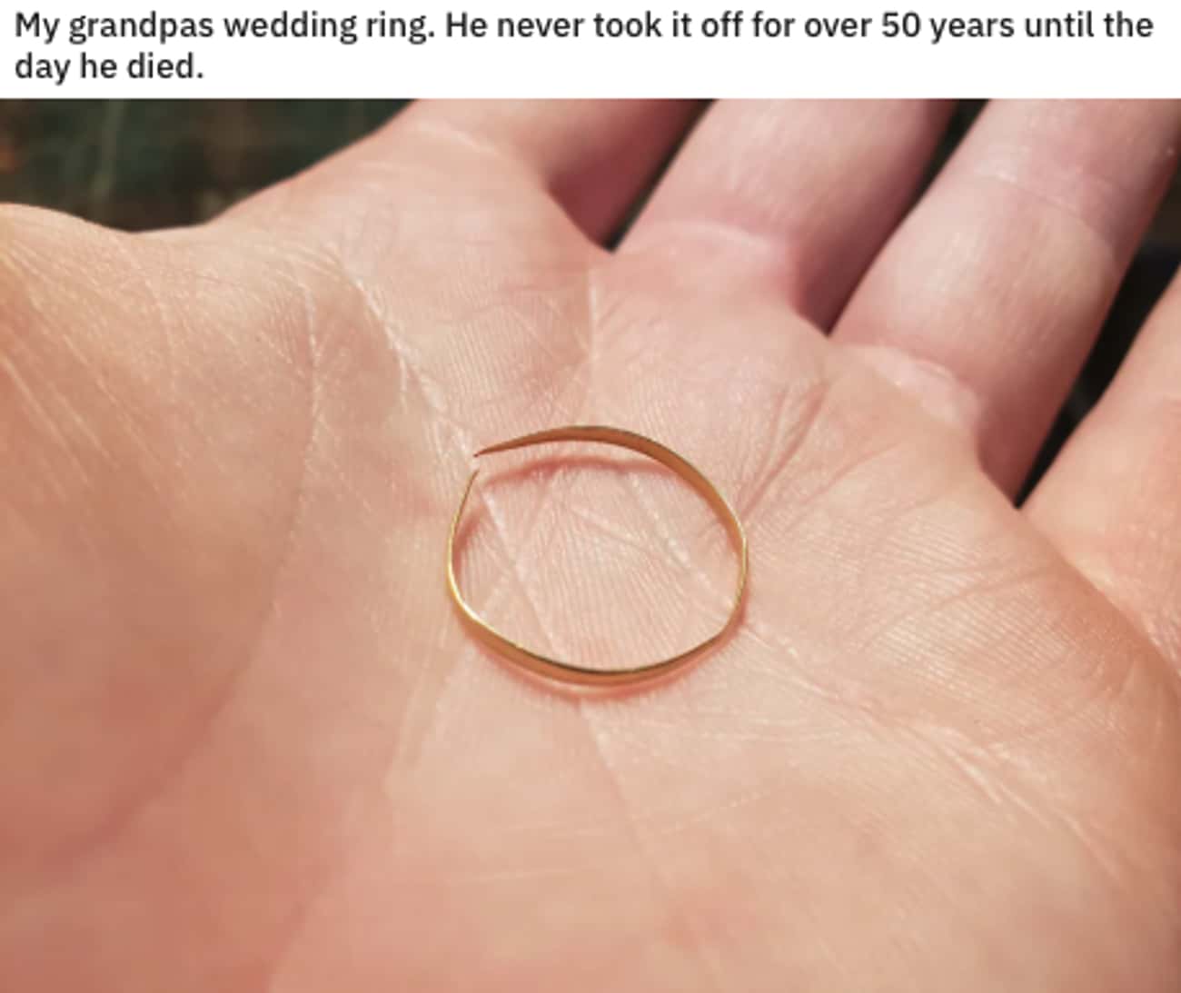 Grandpa's Wedding Ring
