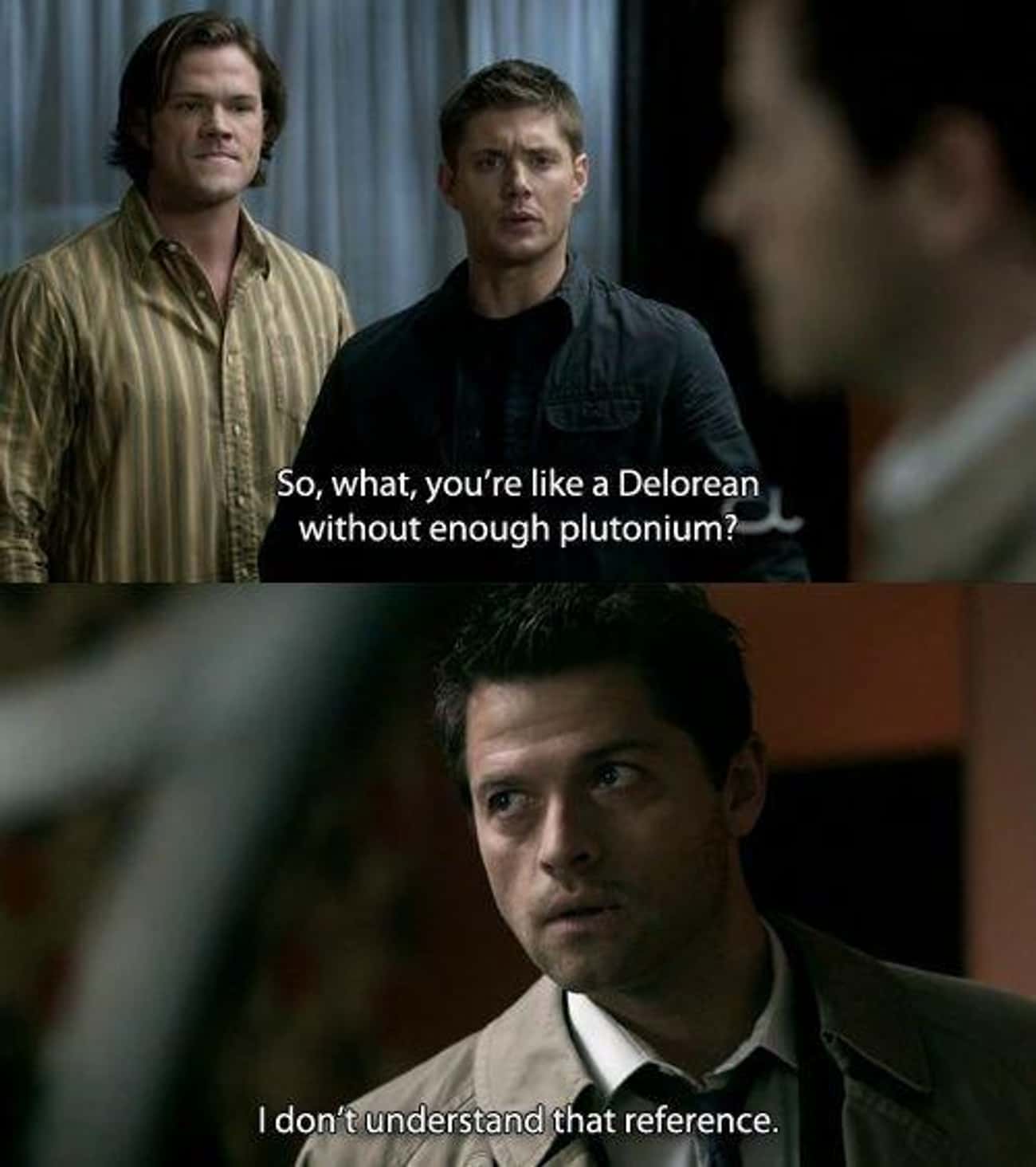 Castiel Isn't As Savvy As Sam And Dean About 'Back to the Future' 