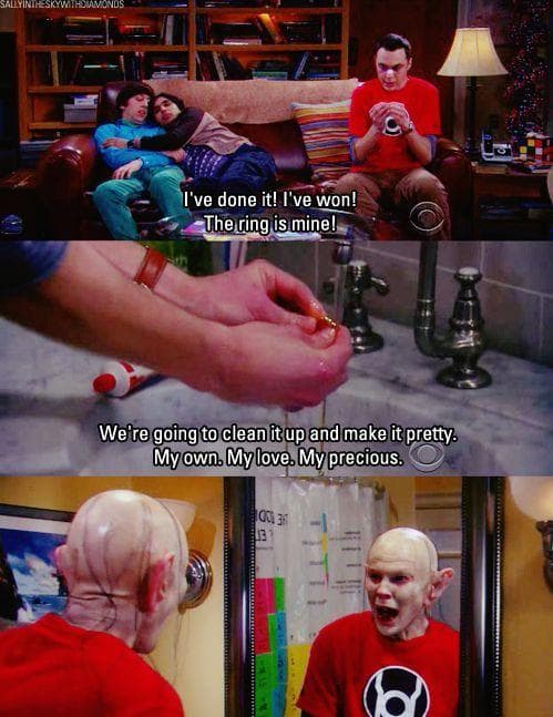Nerdy Movie & TV Show References On 'Big Bang Theory'