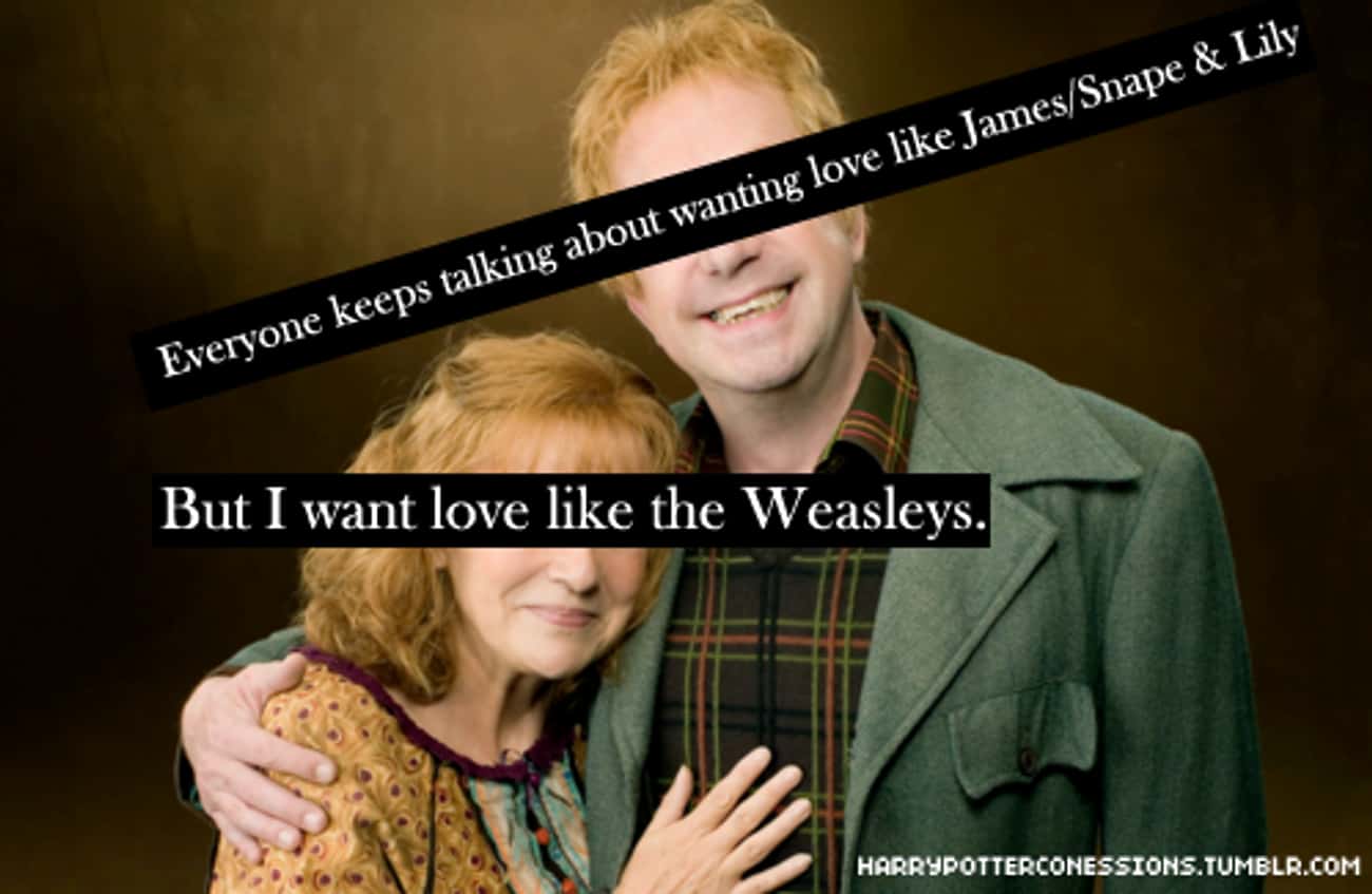 'I Want A Love Like The Weasleys'