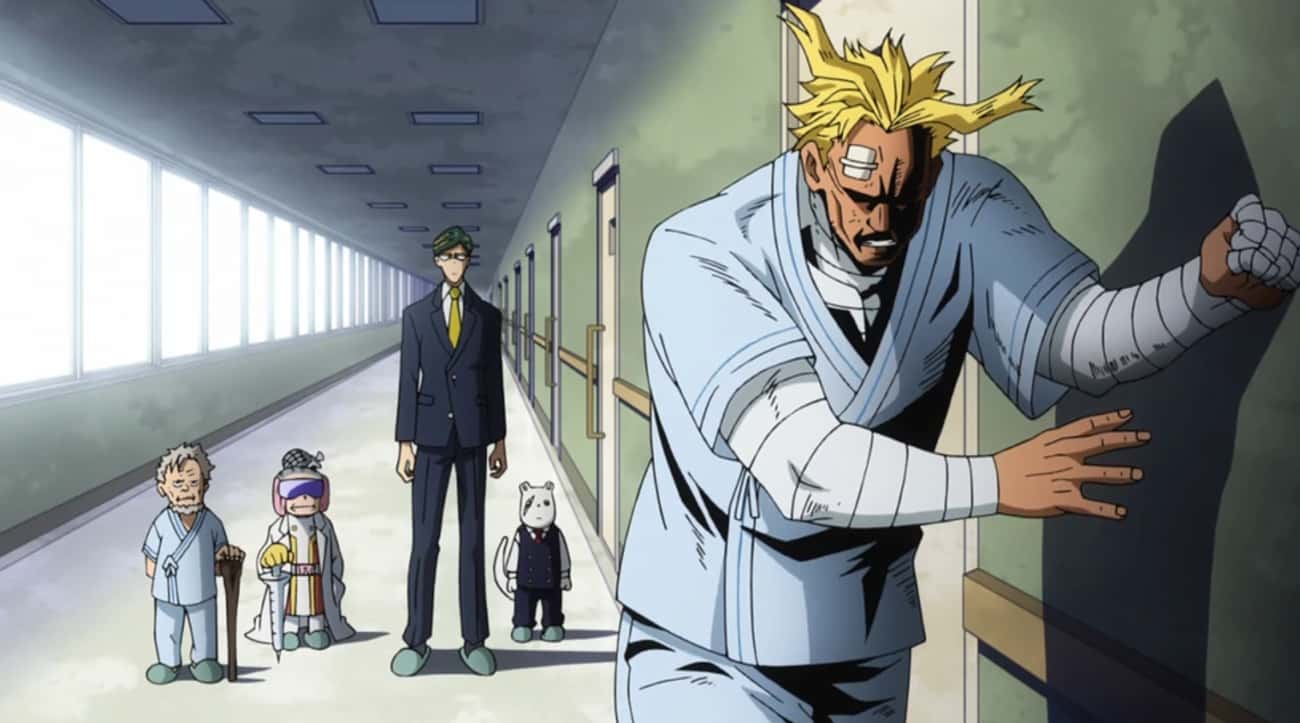 All Might Loses His Stomach After Fighting All For One