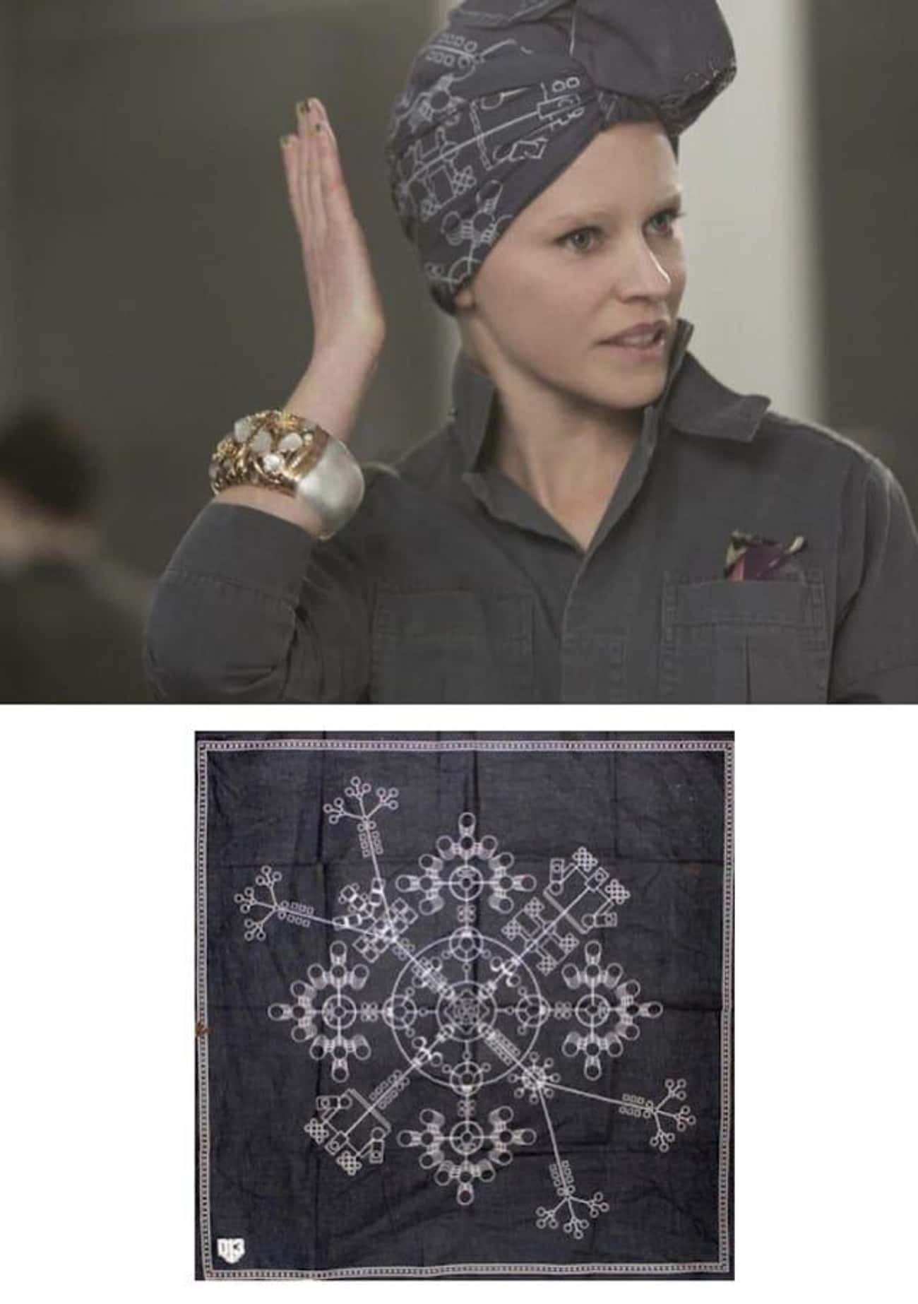 Effie's Scarf Is A Map Of District 13 In 'Mockingjay Part I'