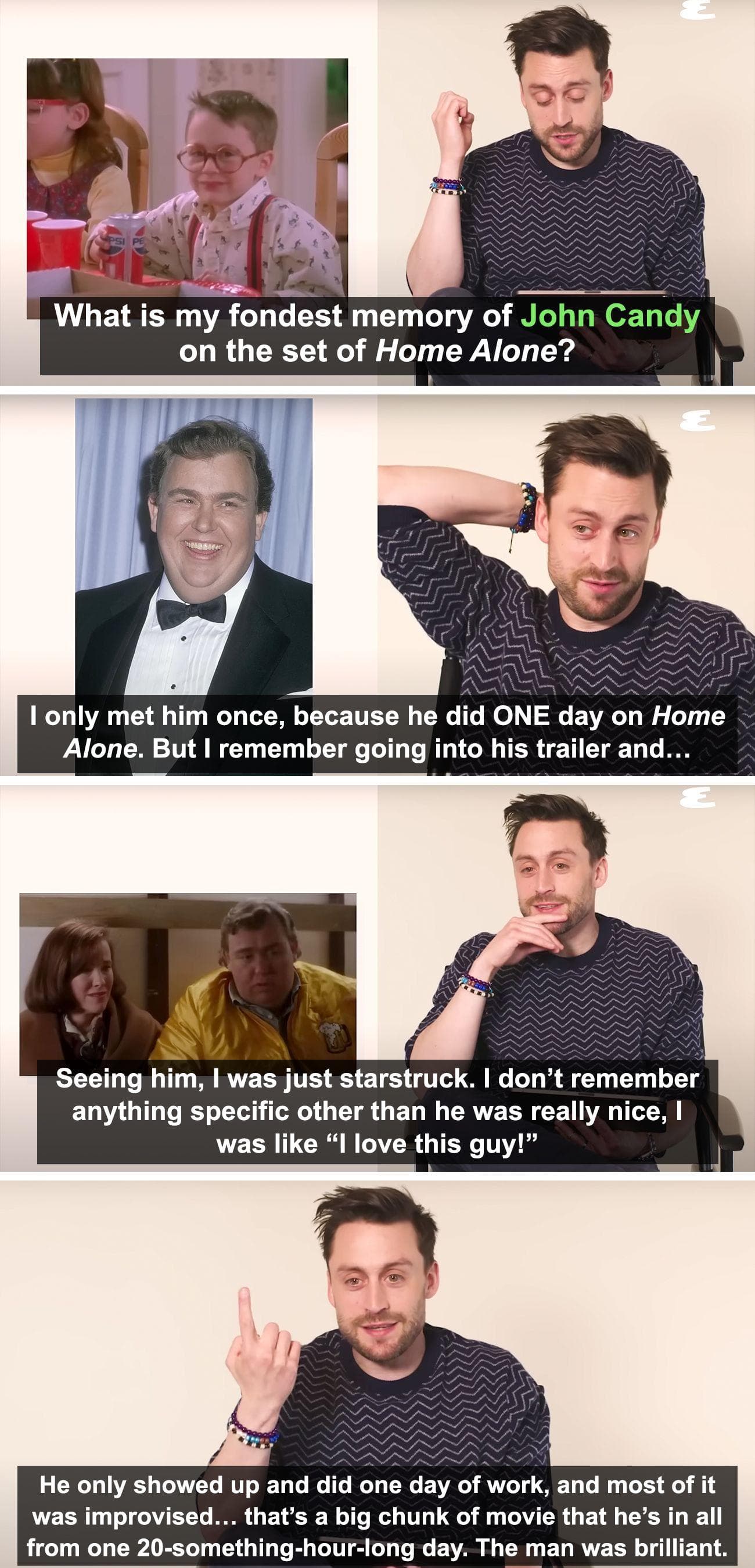 Kieran Culkin Talks About His Memory Of John Candy