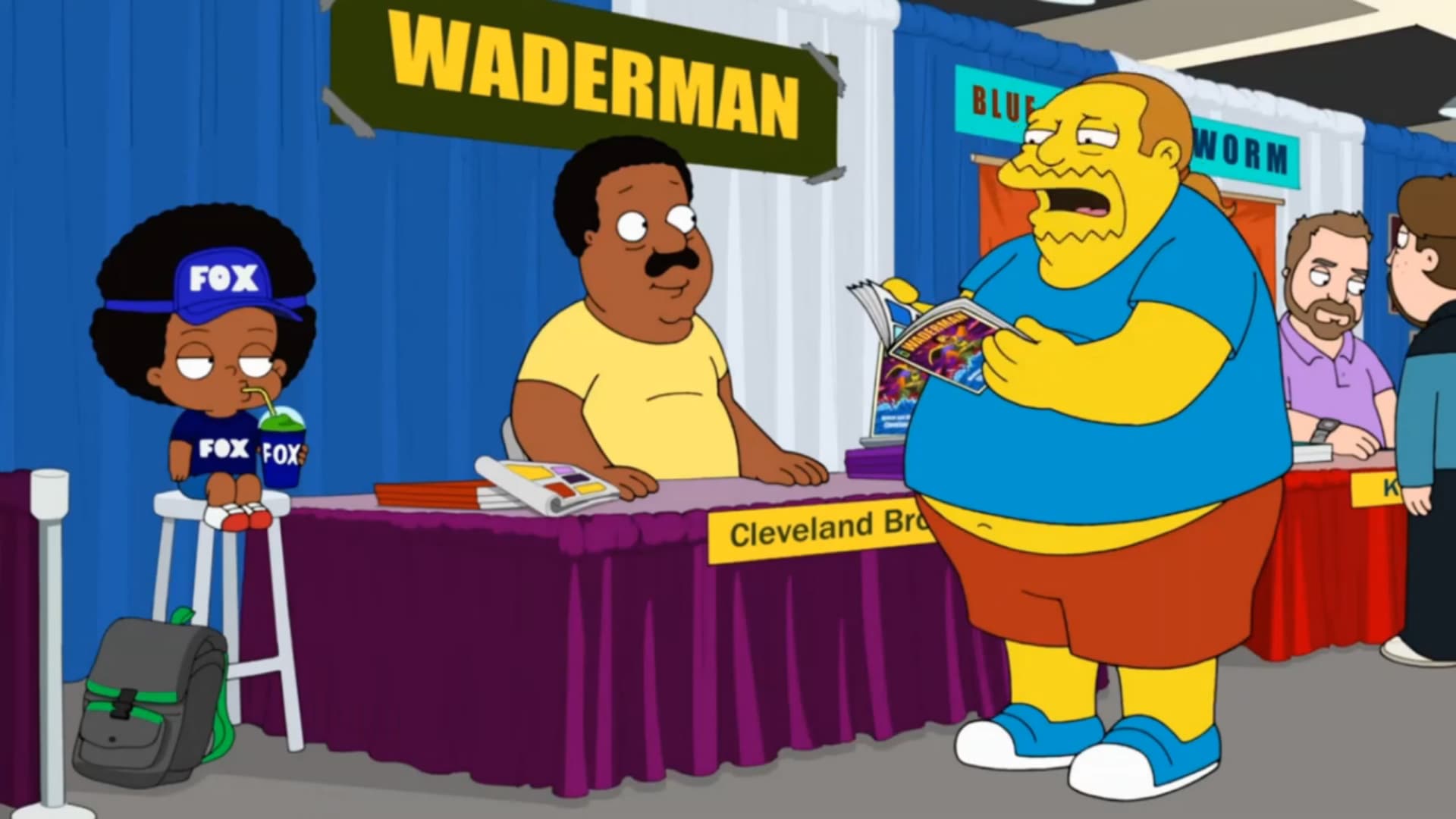 Comic Book Guy Was Unimpressed By 'The Cleveland Brown Show'