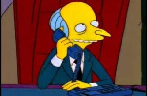 The Way Mr. Burns Answers The Phone Shows His Age In 'The Simpsons'