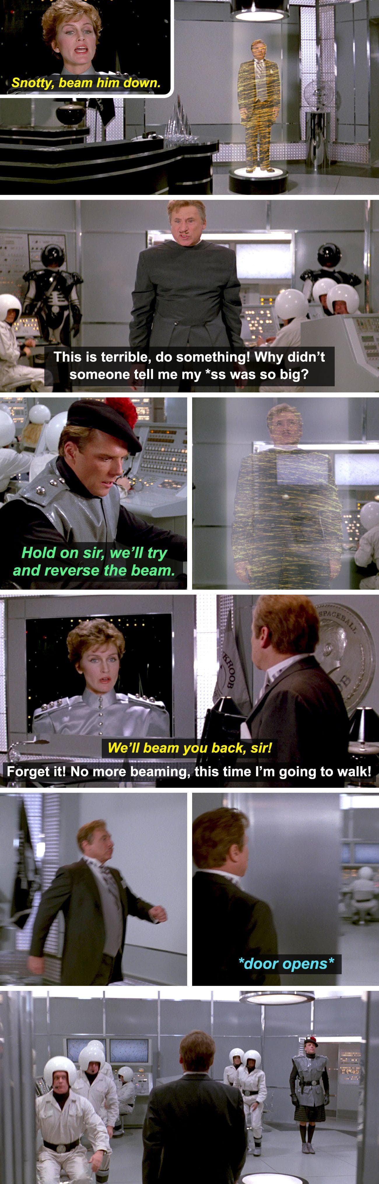 In ‘Spaceballs,’ President Skroob Uses Needlessly Complex Sci-Fi Technology To Move A Couple Of Feet