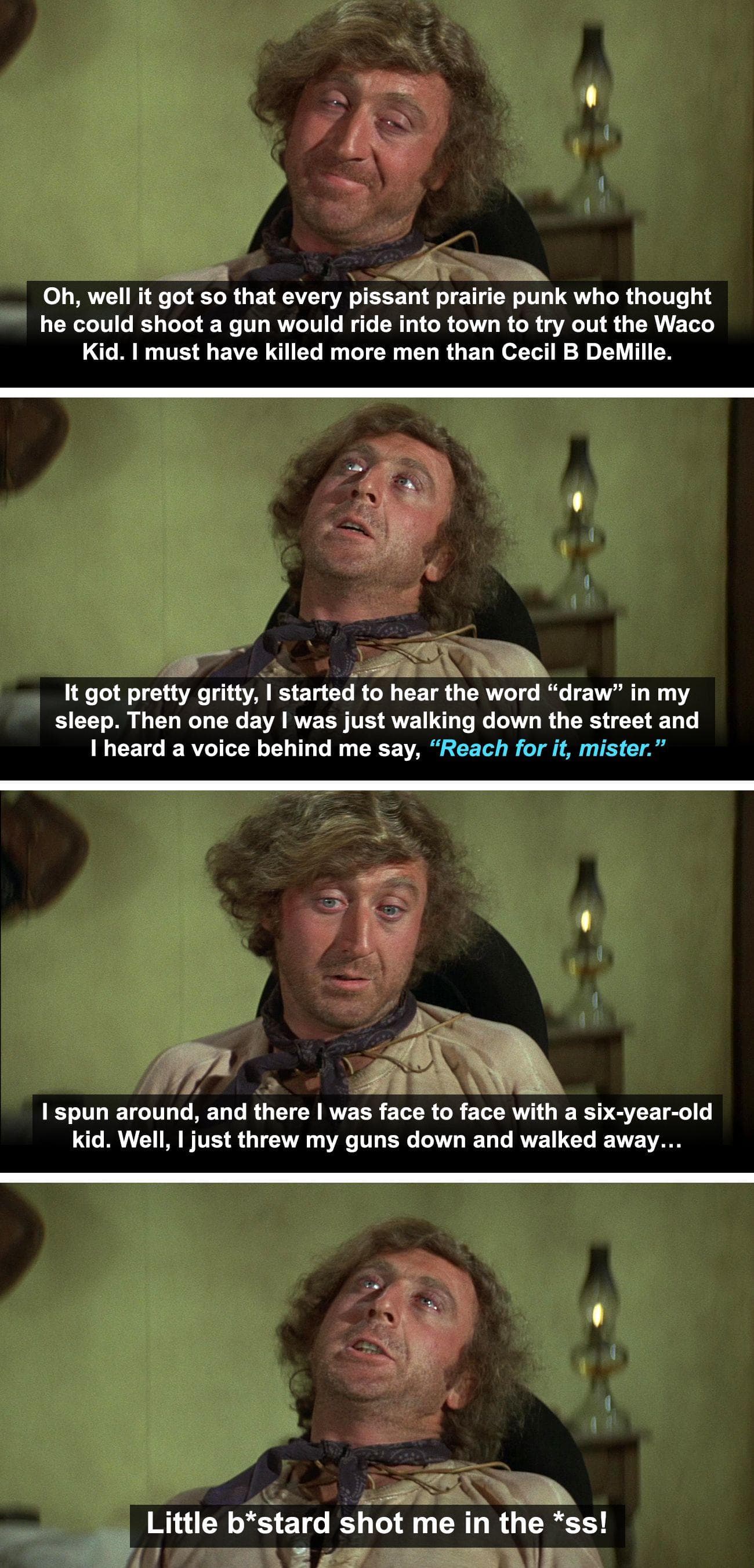 In ‘Blazing Saddles,’ The Drunken Gunslinger’s Classic Sob Story Takes A Wild Turn