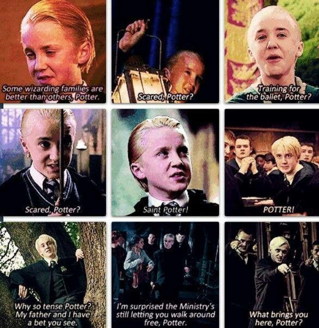Malfoy's Obsession With Gaining Harry's Attention