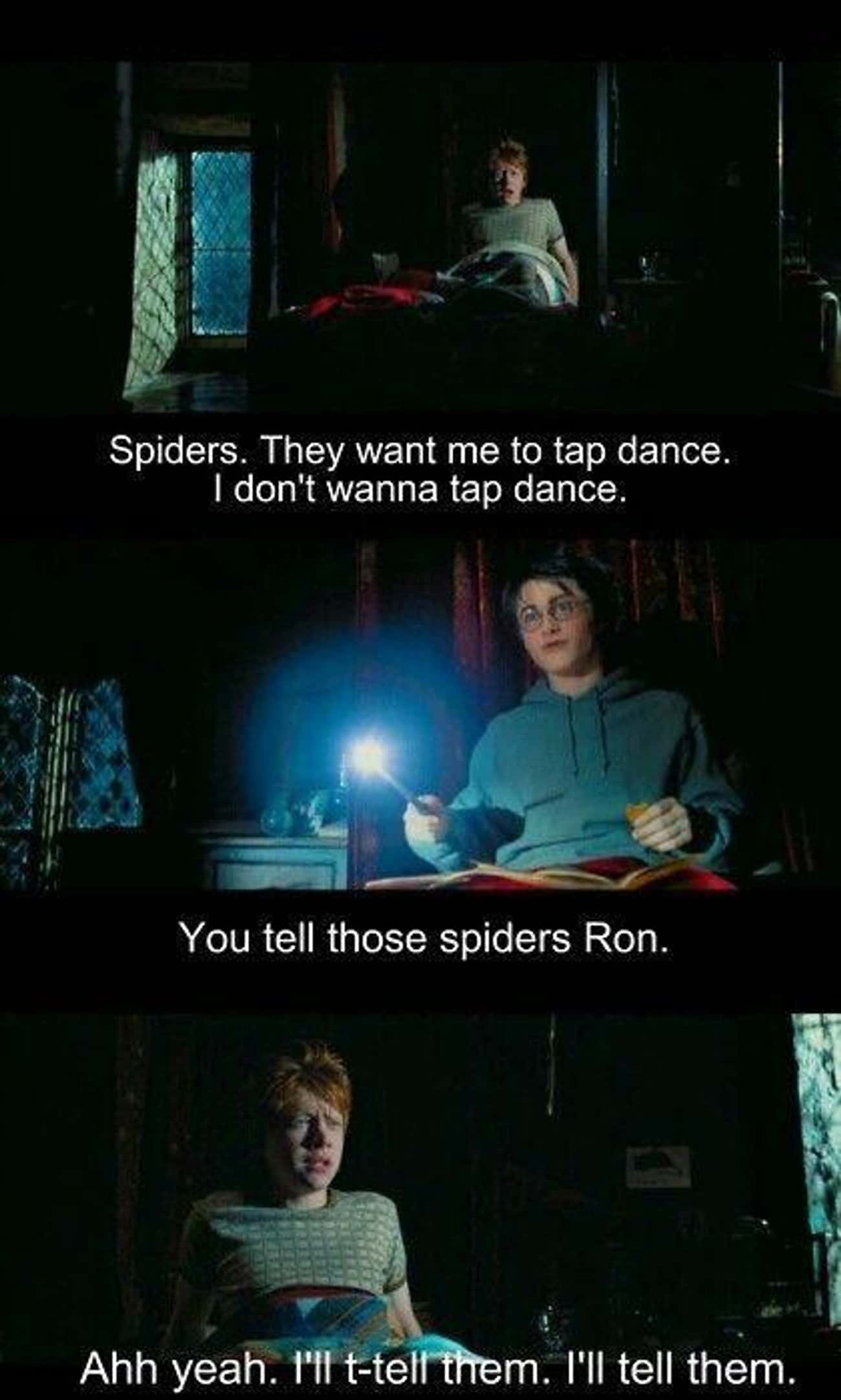 Ron's Fear Of Spiders