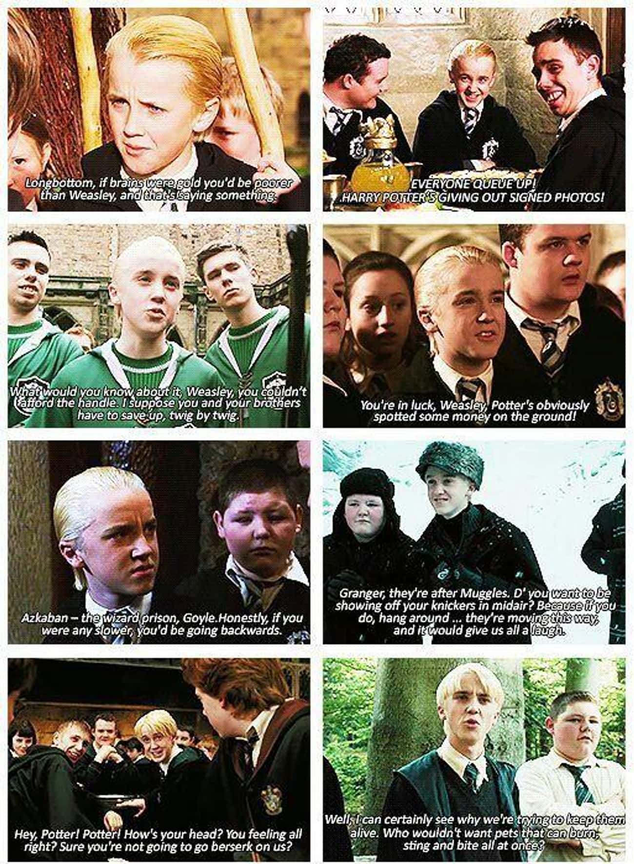 Malfoy's Creative Insults