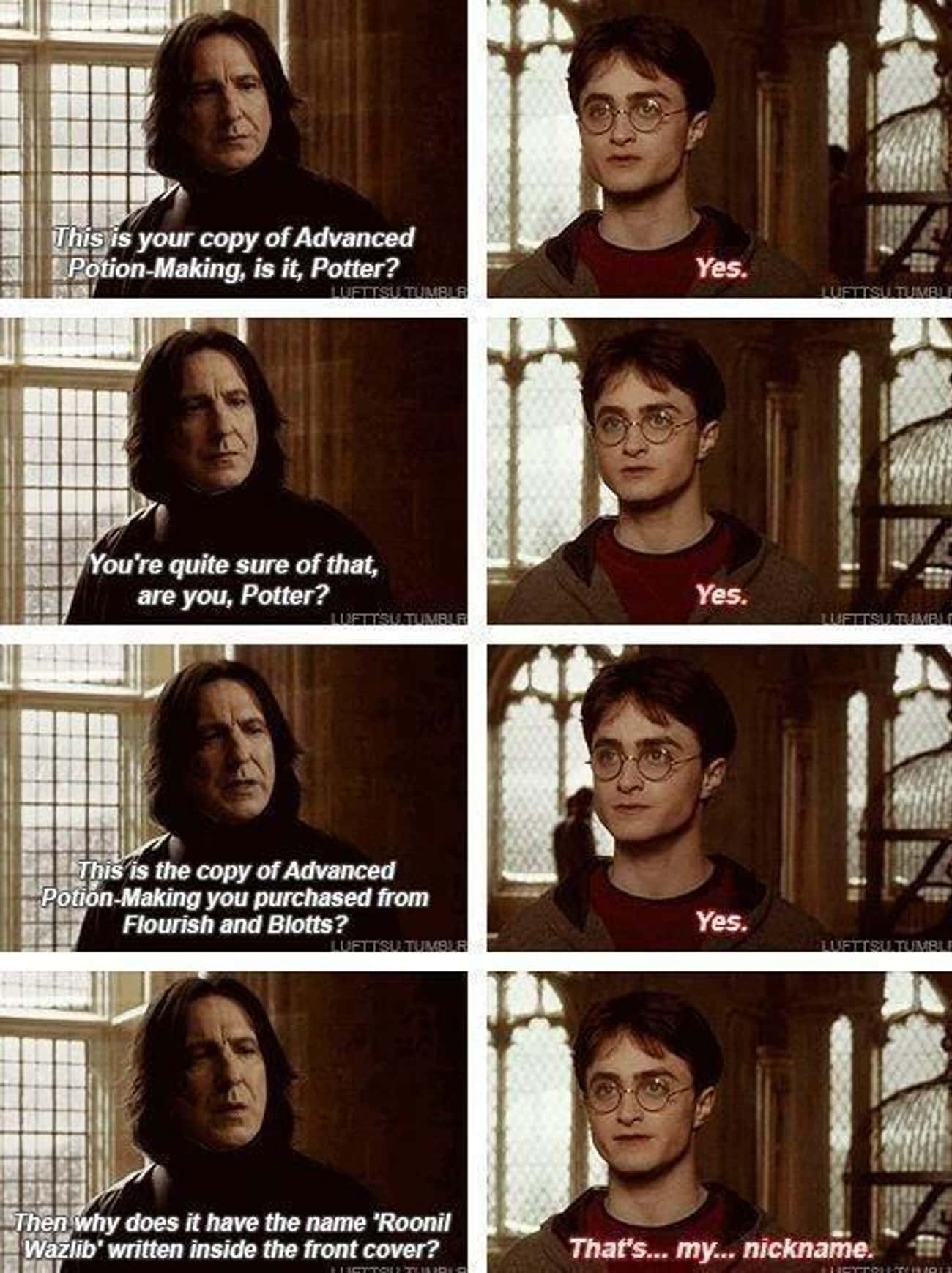 Harry's Horrible Lying Skills