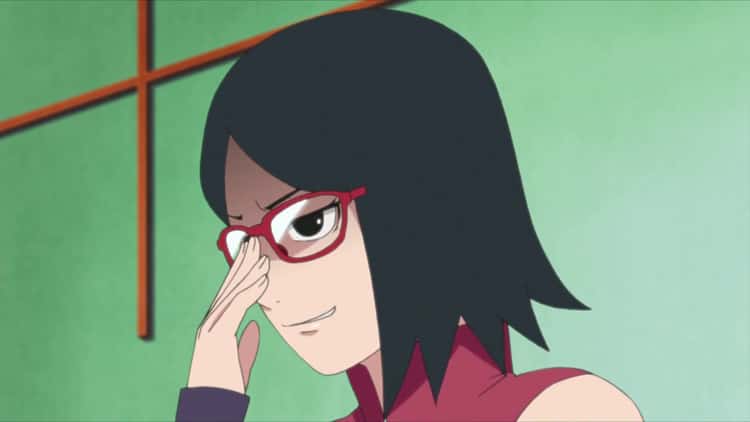 eye mirror BORUTO Naruto the Movie Sarada Uchiha Eyeglass Glasses
