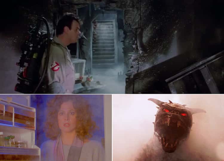 The Helldog Is In The Fridge Because The Staircase Is Behind It In 'Ghostbusters'
