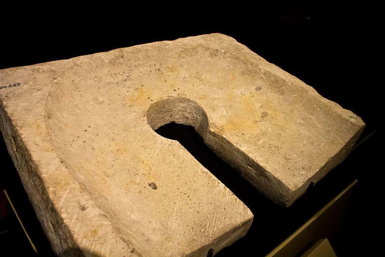 Limestone Toilet Seat, c. 1360 BCE