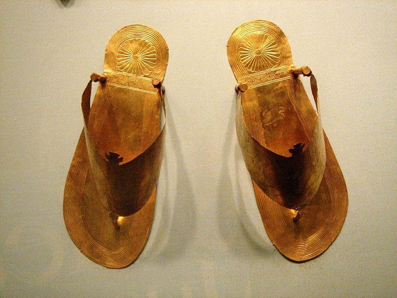 Gold Sandals, 15th Century BCE