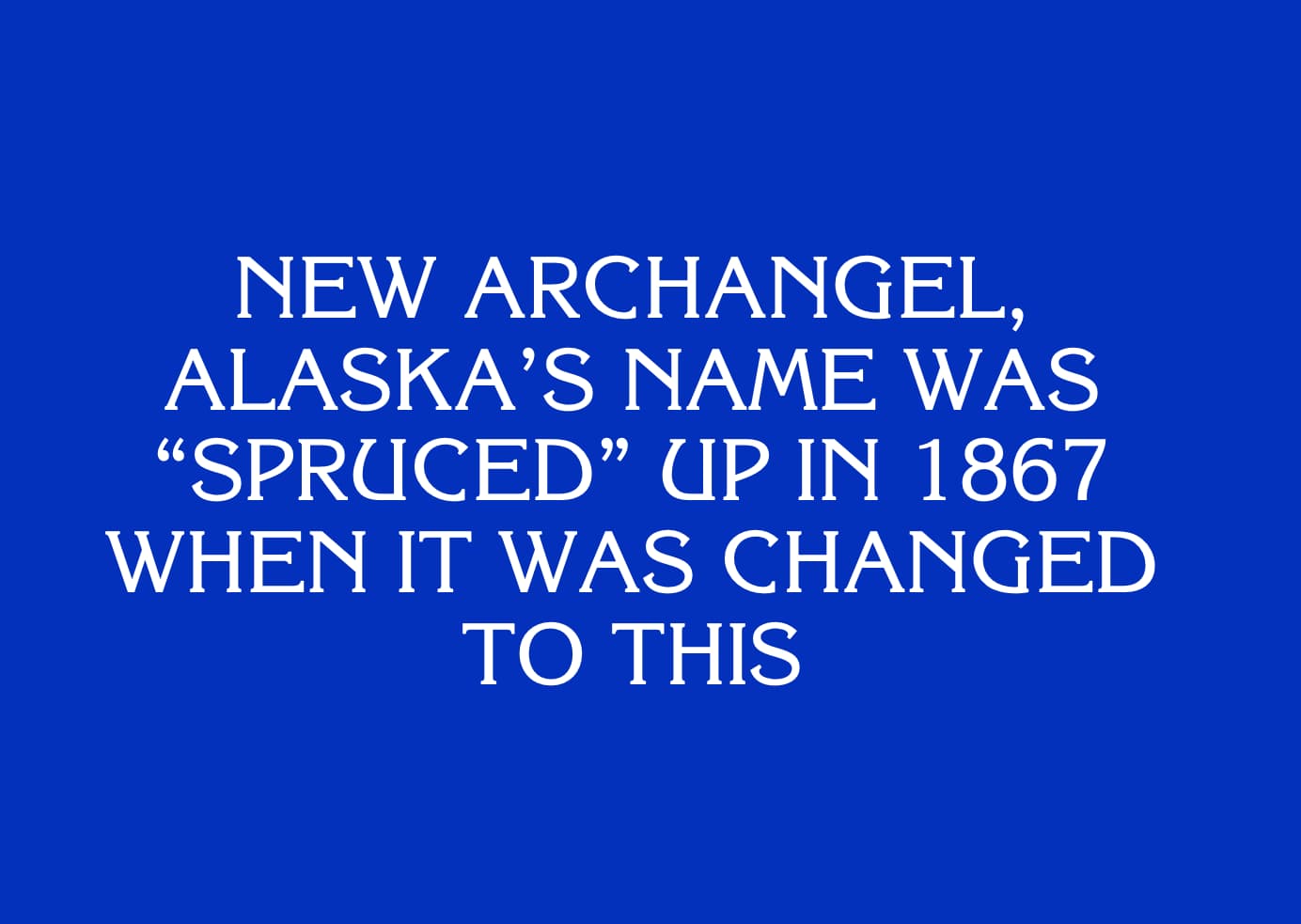 CATEGORY: US Place Name Changes