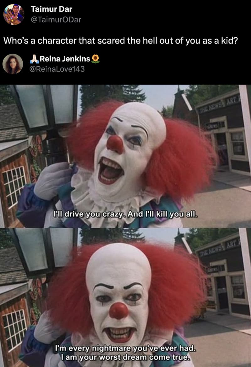 Fans Of Horror Movies Share The Terrifying Characters That Scared The ...