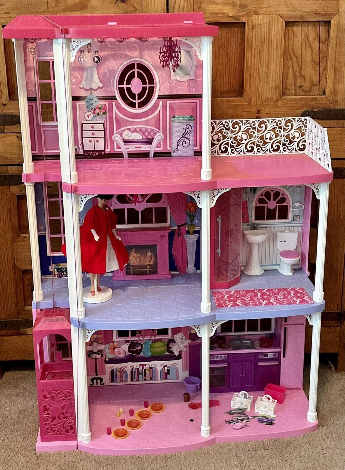 Barbie three cheap story dream house